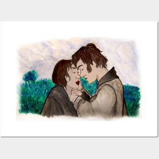 Pride and Prejudice Watercolor Painting Posters and Art